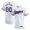 Custom Texas Rangers 2024 Gold Collection White Jersey - All Stitched