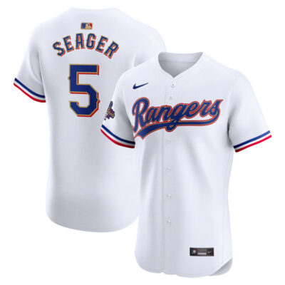 Corey Seager Texas Rangers 2024 Gold Collection Jersey - All Stitched