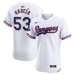 Adolis Garcia Texas Rangers 2024 Gold Collection Jersey - All Stitched