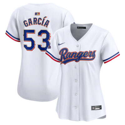 Alternative view of Adolis Garcia Texas Rangers 2024 Gold Collection Jersey - All Stitched