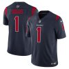 Stefon Diggs Houston Texans Alternate Navy Vapor F.U.S.E Limited Jersey
