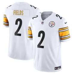 Justin Fields Pittsburgh Steelers White Vapor F.U.S.E Limited Jersey - All Stitched