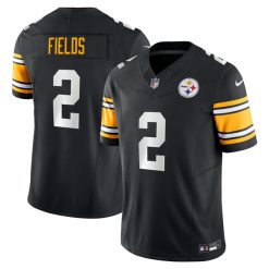 Justin Fields Pittsburgh Steelers Alternate Black Vapor F.U.S.E Limited Jersey - All Stitched