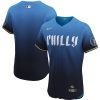 Philadelphia Phillies 2024 Blue City Connect "Philly" Team Jersey - All Stitched