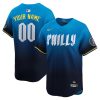 Custom Philadelphia Phillies 2024 Blue City Connect "Philly" Limited Jersey - All Stitched