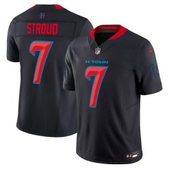 CJ Stroud Houston Texans 2nd Navy Vapor F.U.S.E Limited Jersey - All Stitched
