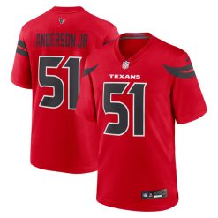Will Anderson Jr Houston Texans Red Game Jersey