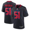 Will Anderson Jr Houston Texans 2nd Navy Game Jersey - All Stitched