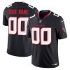 Custom Houston Texans Navy Vapor F.U.S.E Limited Jersey - All Stitched
