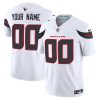 Custom Houston Texans White Vapor F.U.S.E Limited Jersey - All Stitched