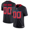 Custom Houston Texans 2nd Navy Vapor F.U.S.E Limited Jersey - All Stitched
