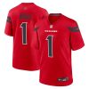 Stefon Diggs Houston Texans Red Game Jersey - All Stitched
