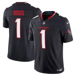 Stefon Diggs Houston Texans Navy Vapor F.U.S.E Limited Jersey