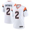 Patrick Surtain II Denver Broncos White Game Jersey - All Stitched