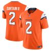Patrick Surtain II Denver Broncos Orange Vapor F.U.S.E Limited Jersey - All Stitched