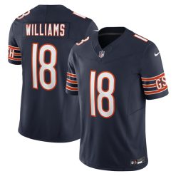 Caleb Williams Chicago Bears Navy Vapor F.U.S.E Limited Jersey - All Stitched