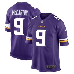 J.J. McCarthy Minnesota Vikings Purple Game Jersey - All Stitched
