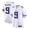 J.J. McCarthy Minnesota Vikings White Game Jersey - All Stitched