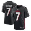 Bijan Robinson Atlanta Falcons Black Game Jersey - All Stitched