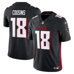 Kirk Cousins Atlanta Falcons Black Vapor F.U.S.E Limited Jersey - All Stitched