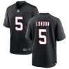Drake London Atlanta Falcons Black Throwback Game Jersey - All Stitched