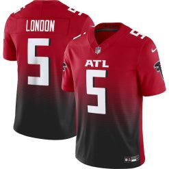 Drake London Atlanta Falcons Red Vapor F.U.S.E Limited Jersey - All Stitched