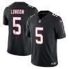 Drake London Atlanta Falcons Black Throwback Vapor F.U.S.E Limited Jersey - All Stitched
