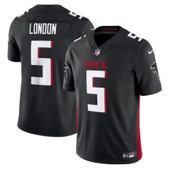 Drake London Atlanta Falcons Black Vapor F.U.S.E Limited Jersey - All Stitched