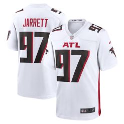 Grady Jarrett Atlanta Falcons White Game Jersey - All Stitched