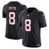 Kyle Pitts Atlanta Falcons Black Throwback Limited Jersey - All Stitched