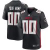 Custom Atlanta Falcons Black Home Game Jersey - All Stitched