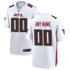Custom Atlanta Falcons White Away Game Jersey - All Stitched