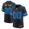 Custom Detroit Lions Black Alternate Game Jersey - All Stitched