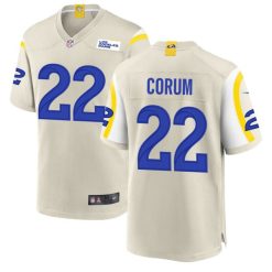 Blake Corum Los Angeles Rams Bone Game Jersey - All Stitched