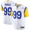 Aaron Donald Los Angeles Rams White Vapor Limited Jersey - All Stitched