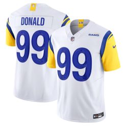 Aaron Donald Los Angeles Rams White Vapor F.U.S.E Limited Jersey - All Stitched