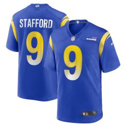 Matthew Stafford Los Angeles Rams Royal Game Jersey - All Stitched