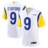 Matthew Stafford Los Angeles Rams White Game Jersey - All Stitched