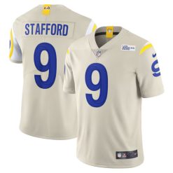Matthew Stafford Los Angeles Rams Bone Vapor Limited Jersey - All Stitched
