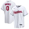Andres Gimenez Cleveland Guardians White Limited Jersey - All Stitched