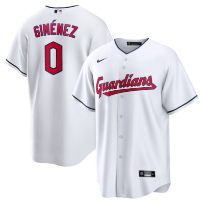Andres Gimenez Cleveland Guardians White Limited Jersey - All Stitched
