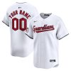 Custom Cleveland Guardians White Limited Jersey - All Stitched