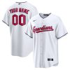 Custom Cleveland Guardians White Game Jersey - All Stitched