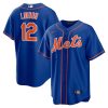 Francisco Lindor New York Mets Royal Jersey - All Stitched