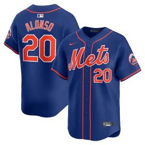 Pete Alonso New York Mets Royal Blue Limited Jersey - All Stitched