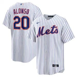 Pete Alonso New York Mets White Home Jersey - All Stitched
