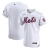 New York Mets White Elite Jersey - All Stitched