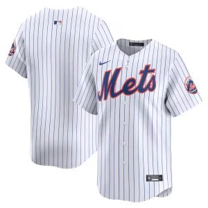New York Mets White Limited Jersey - All Stitched