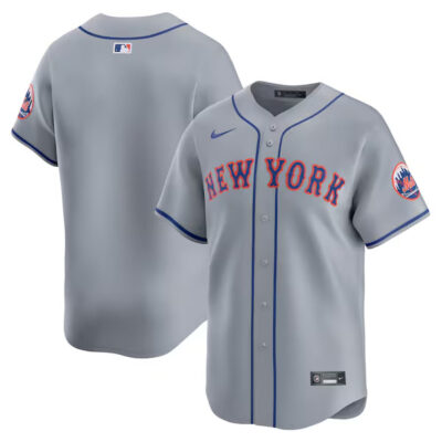 New York Mets Grey Limited Jersey - All Stitched
