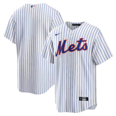 New York Mets White Home Jersey - All Stitched
